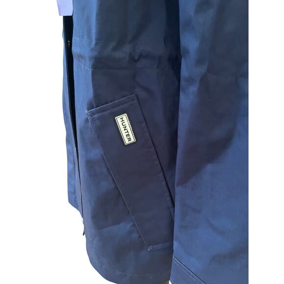 Hunter Water-Resistant Cotton Smock Jacket (Size XS) Blue NWT - Picture 6 of 11